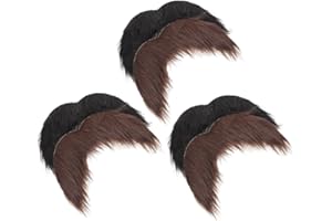 Beaupretty 6pcs Fake Beard for Men Realistic Mustache Prop Costume Beard for Halloween Party