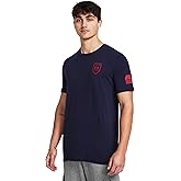 Under Armour Mens Freedom Graphic Short Sleeve T-Shirt, (410) Midnight Navy / / Red, Small