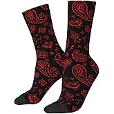BIOOSTUB Ancient Ming China Chinoiserie Socks For Women Men Soft Novelty Crew Socks Athletic Socks Funny Crazy Dress Socks