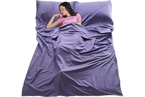 SHEJIZE Sleeping Bag Liner Ultralight Travel Sheet Dirt-Proof Camping Sheets Compact Hotel Sleeping-Sack for Outdoor Backpacking Hiking