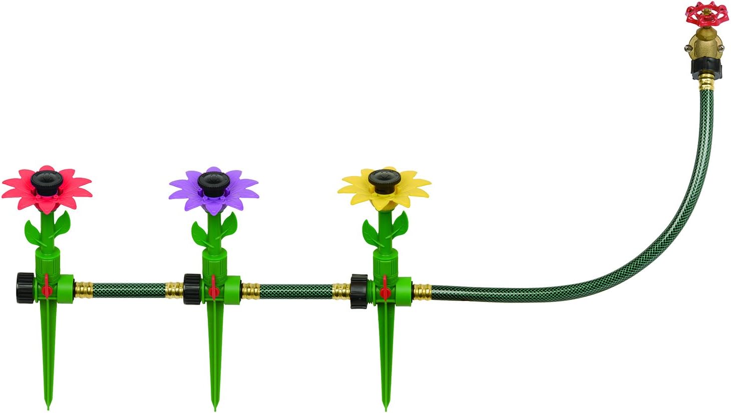 Melnor Multi-Adjustable Sprinklers and Garden Hoses Kit, Covers up to 1, 800 sq. ft. - Can be Easily Customized for Your Special Watering Needs : Garden & Outdoor
