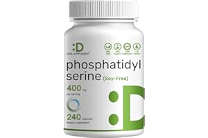 DEAL SUPPLEMENT Phosphatidylserine Supplement, 400mg Serving, 240 Capsules – Soy Free Sunflower Lecithin Source