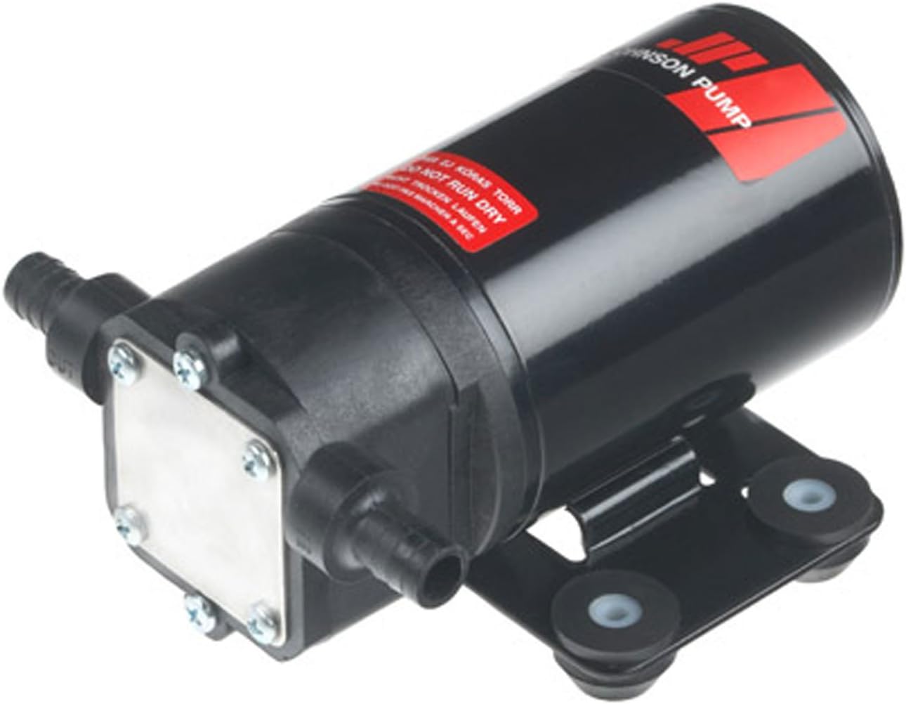 Johnson Pumps 10241801 F2P1019 3.8 GPM Flexible Impeller Pump, 12V