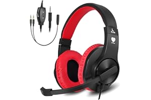 BUTFULAKE Headset for PS5 Games,PS4,Xbox,PC, Kids Headphones with Mic for School Supplies,Gaming Headphones Wired,Headphones with Microphones,Gaming Headphones for Girls Headset with Mic
