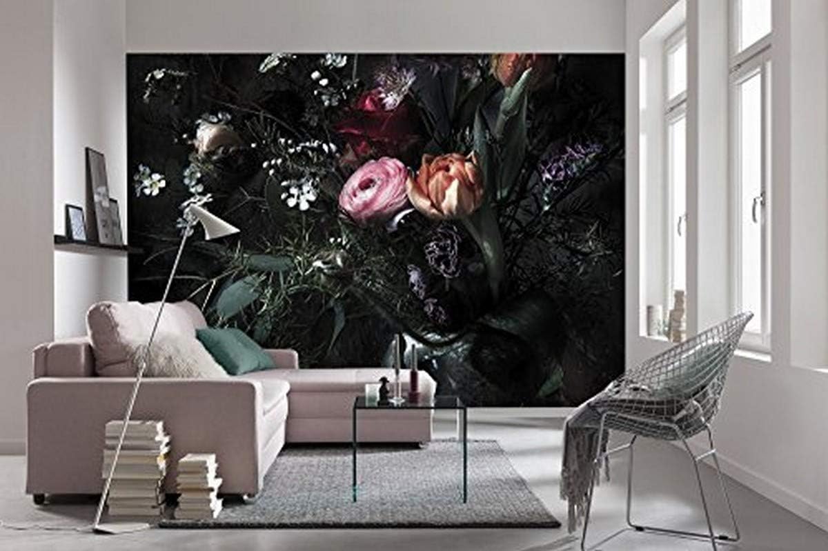 Komar 8 - 999 Paper Photo Wallpaper Still Life, Size: 368 x 254 cm (W x H), 8 Pieces, and Paste, Made in Germany, Bunt