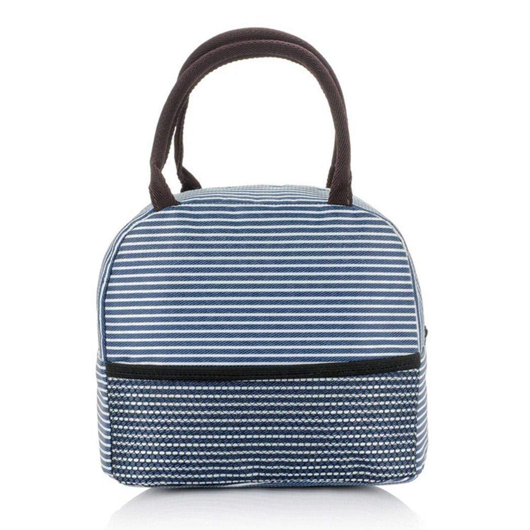 Xixini Männer Frauen Mode Tragbare wasserdichte Isoliert Frisch Halten Outdoor Handheld lunchpaket Lebensmittel Aufbewahrungsbeutel, Ideal für Zuhause/Büro/Schule/Picknick/Camping Kaffee