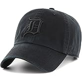 '47 Brands MLB Detroit Tigers Black Clean Up Adjustable Cap