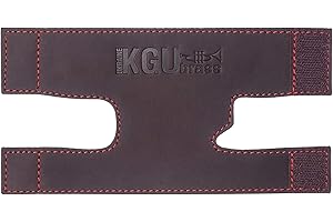 Trumpet valve guard by KGUBrass is the leather trumpet valve protector made of luxurious mild and thick material; use as protection from corrosion, scratches and stains (Brown (Red thread))