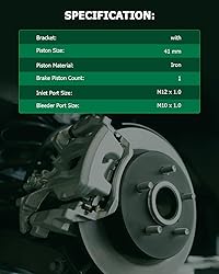 SCITOO Rear Left Brake Caliper With Bracket 19B2575
