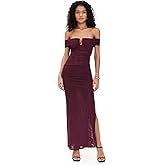 POPPY GATHERED MAXI DRESS (PLUM)