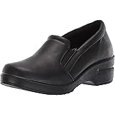 Easy Works by Easy Street womens Leeza Clog, Black, 9 US