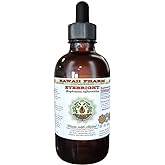 Eyebright Alcohol-Free Liquid Extract, Organic Eyebright (Euphrasia officinalis) Dried Herb Glycerite Hawaii Pharm Natural Herbal Supplement 2 oz