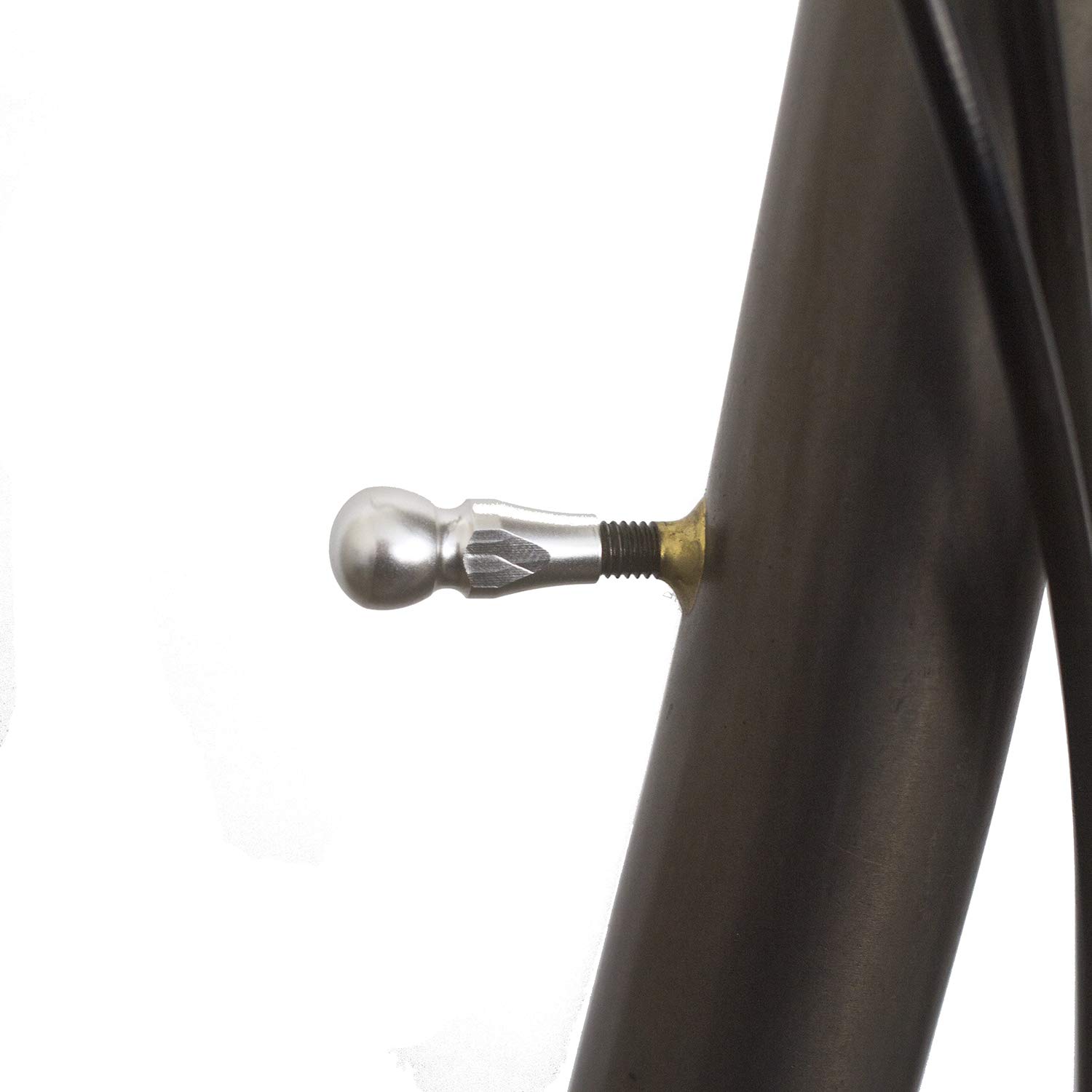 Extended Stem Catcher Knob for BROMPTON in SILVER