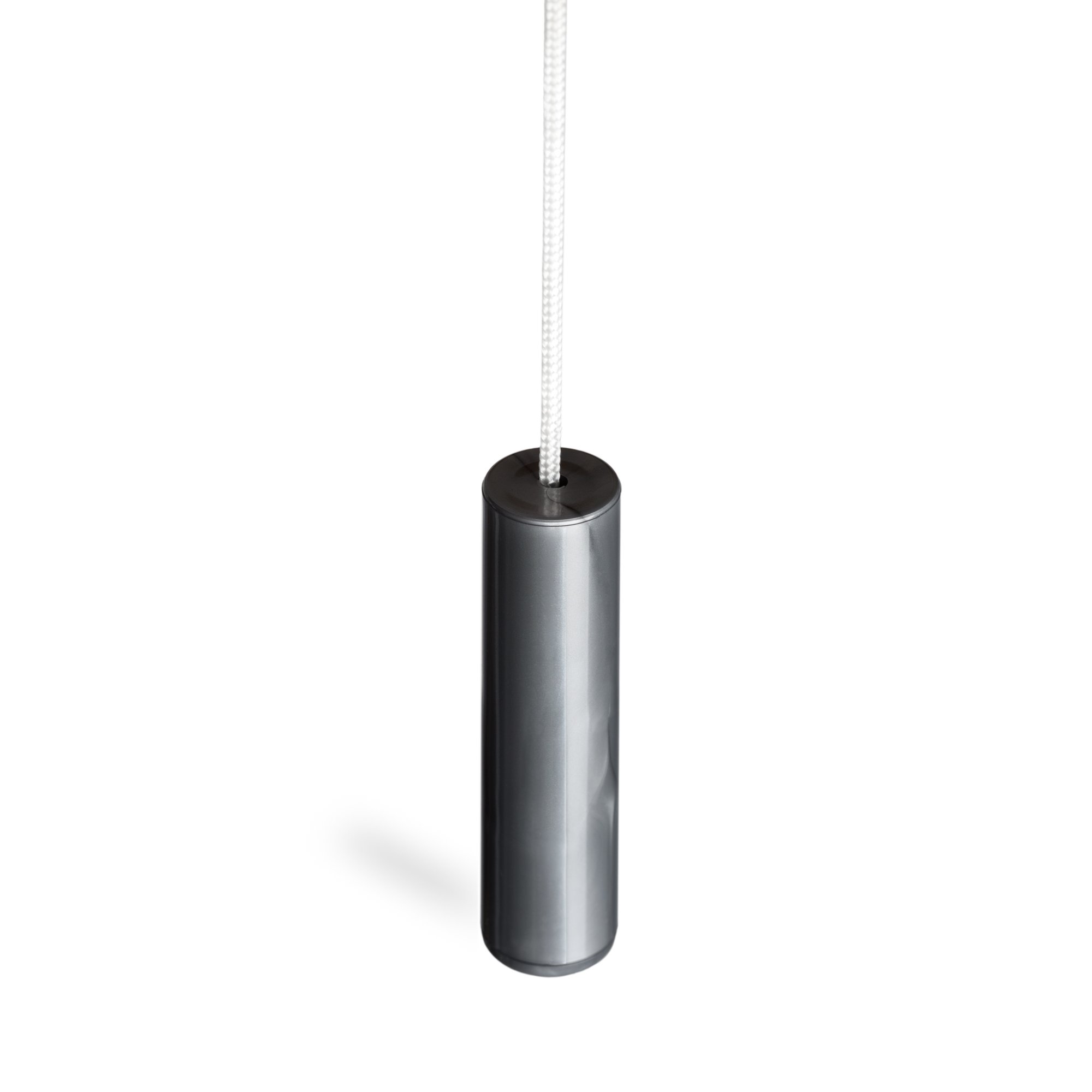 Ceiling Switch Pull Cord String,with Ergonomic Handle.Bright and Fun, from Sleeklight™ (Metallic Silver)