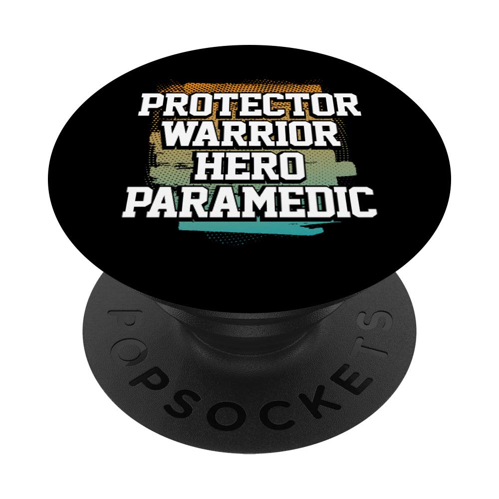 Protector Warrior Hero Paramedic Medical Frontline Workers PopSockets PopGrip: Swappable Grip for Phones & Tablets