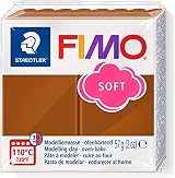 Staedtler 8020-7 Fimo Soft Oven-Hardening Clay Caramel 57g Block