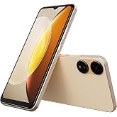 HeyxFome X1 2025 New 4G LTE GSM Unlocked Cell Phone 6.5&rdquo; HD+ Screen Mobile Phones 3GB RAM Android 12 Smart Phone 13MP Smartphone Dual SIM (for T-Mobile Only USA Market) Face Unlock (Gold)