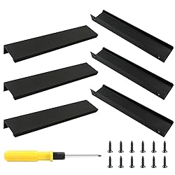Cionyce 12 Pack Hidden Cabinet Pulls 5.9"/150mm
