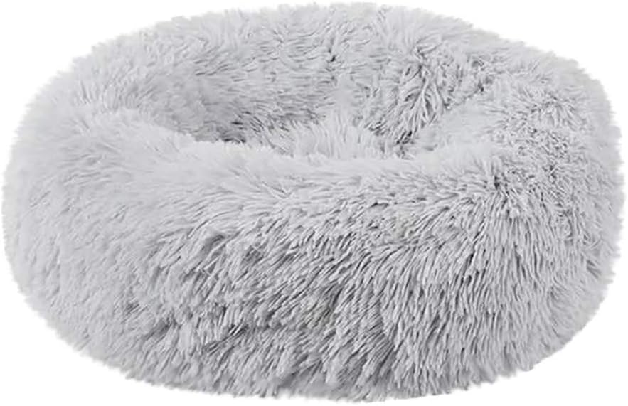 WAOTIER Pet Dog cat Comfortable Plush Kennel Dogs Pet Litter Deep Sleep Cat Litter Sleeping Beds Calming Pet Bed Cushion Fluffy For Small Medium Dogs Cats