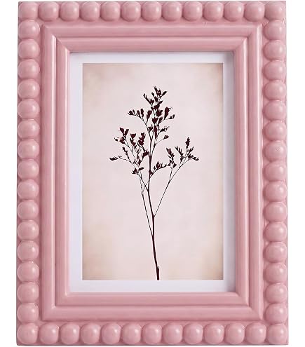 Amazon.com - Laura Ashley 5x7 Pink Flower Textured Hand-Crafted