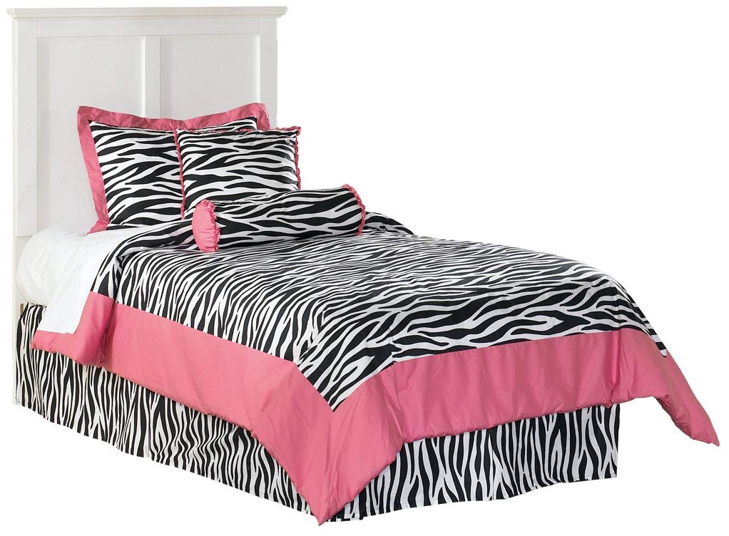 Ashley Furniture Signature Design - Bostwick Shoals Panel Headboard - Twin Size - Component Piece - Vintage Casual Cottage Design - White ( only headboard)