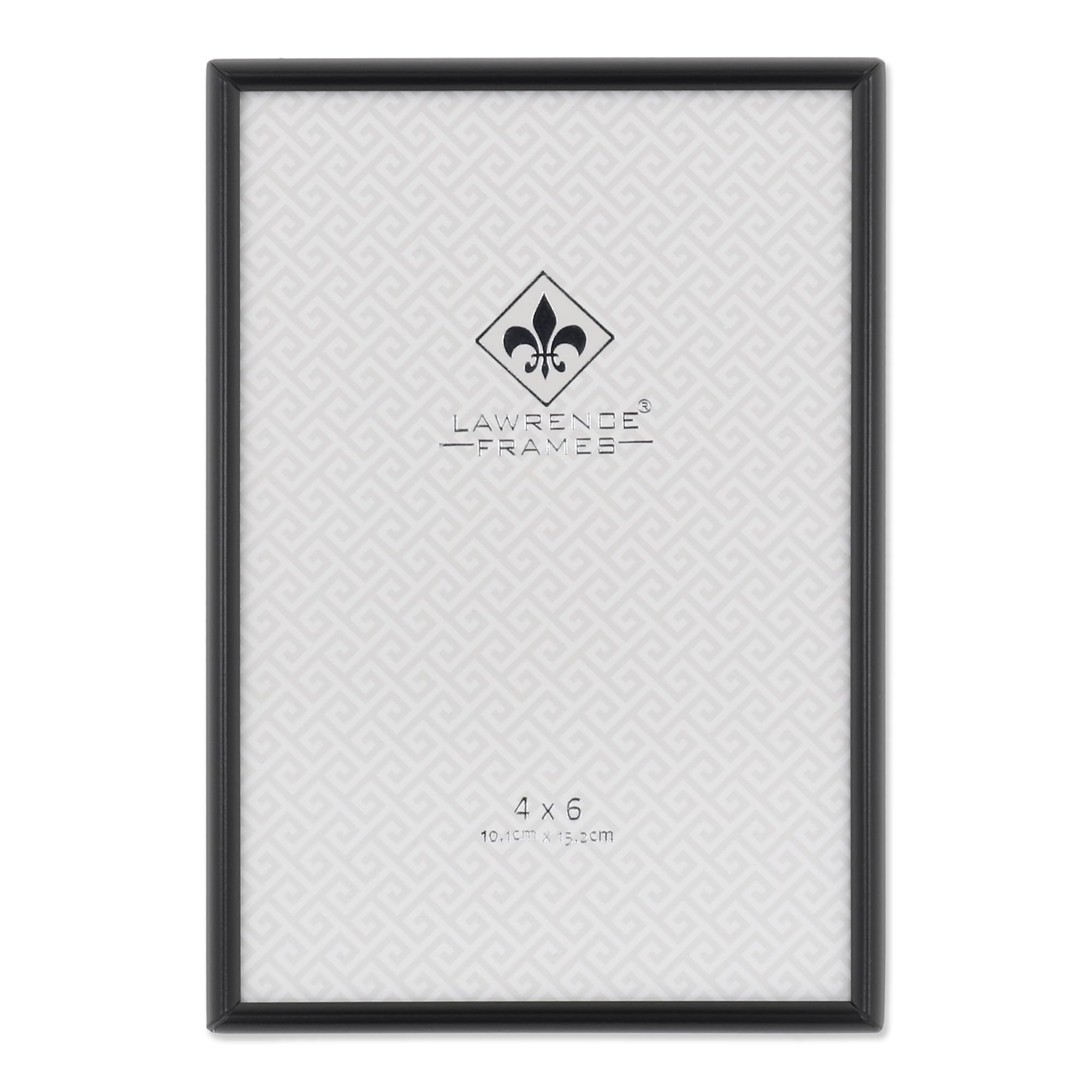 Lawrence Frames 660046 4x6 Simply Black Picture Frame