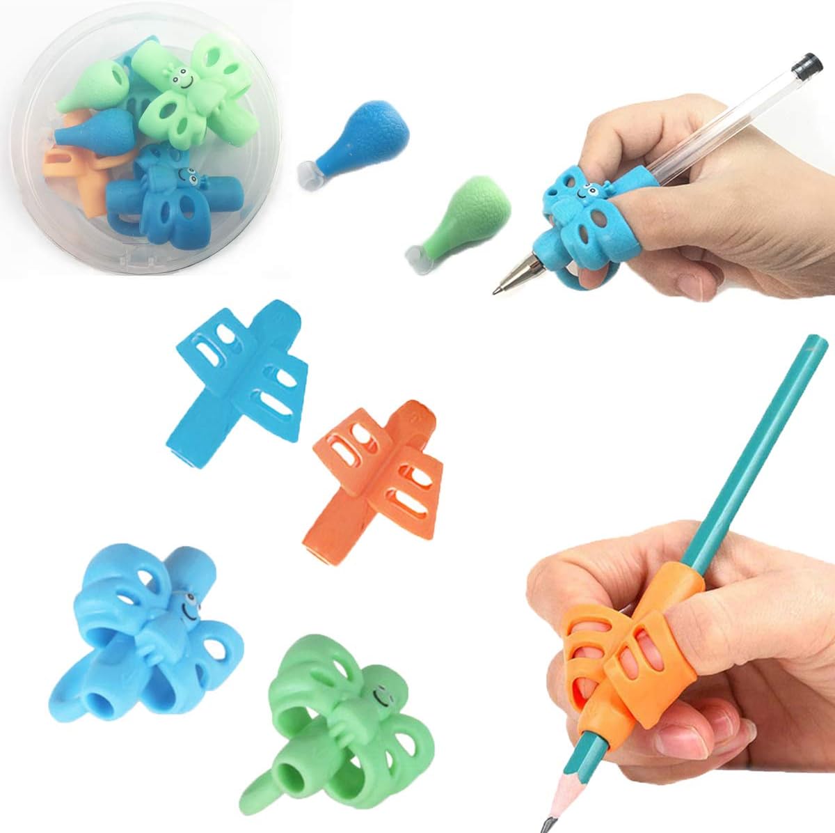 Pencil Grips for Children Pen Grippers Writing Aid Grip Posture