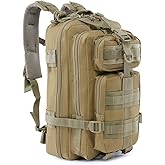 ROARING FIRE Military Tactical Assault Backpack, EDC Outdoor Backpack, Trekking Backpack, 30L Army Rucksack Molle Pack, Go Bag, Get Home Bag for EDC, Camping, Hiking