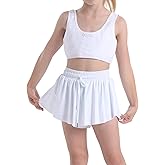 Flowy Shorts for Teen Girls Athletic Running Youth Butterfly Shorts
