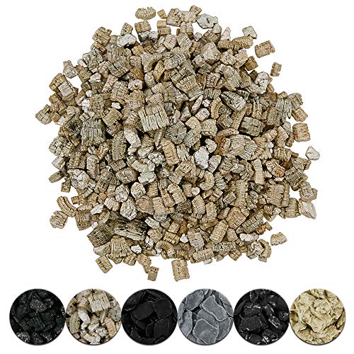 Grisun Ceramic Vermiculite Granules, Use in Indoor, Gas Inserts, Vented, Electric, or Outdoor Fireplaces Fire Pits, Realistic Clean Burning Accessories - Thumbnail 6