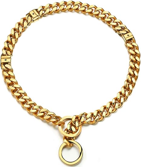 Adjustable cuban link dog collar Clearance