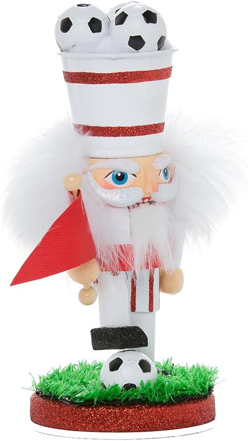 Nutcrackers - Kurt S. Adler Kurt Adler 8.5-Inch Hollywood Soccer Nutcracker