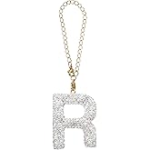 PATIKIL Letter Bag Charm, Bling Glitter Letter Charm Initial Letter Keychains