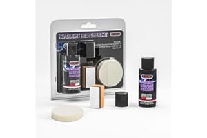 Restoration Kit for Headlight - Car Headlight Cleaner & Polisher with Ceramic Coating, Sanding Pads & Applicator - Restores C