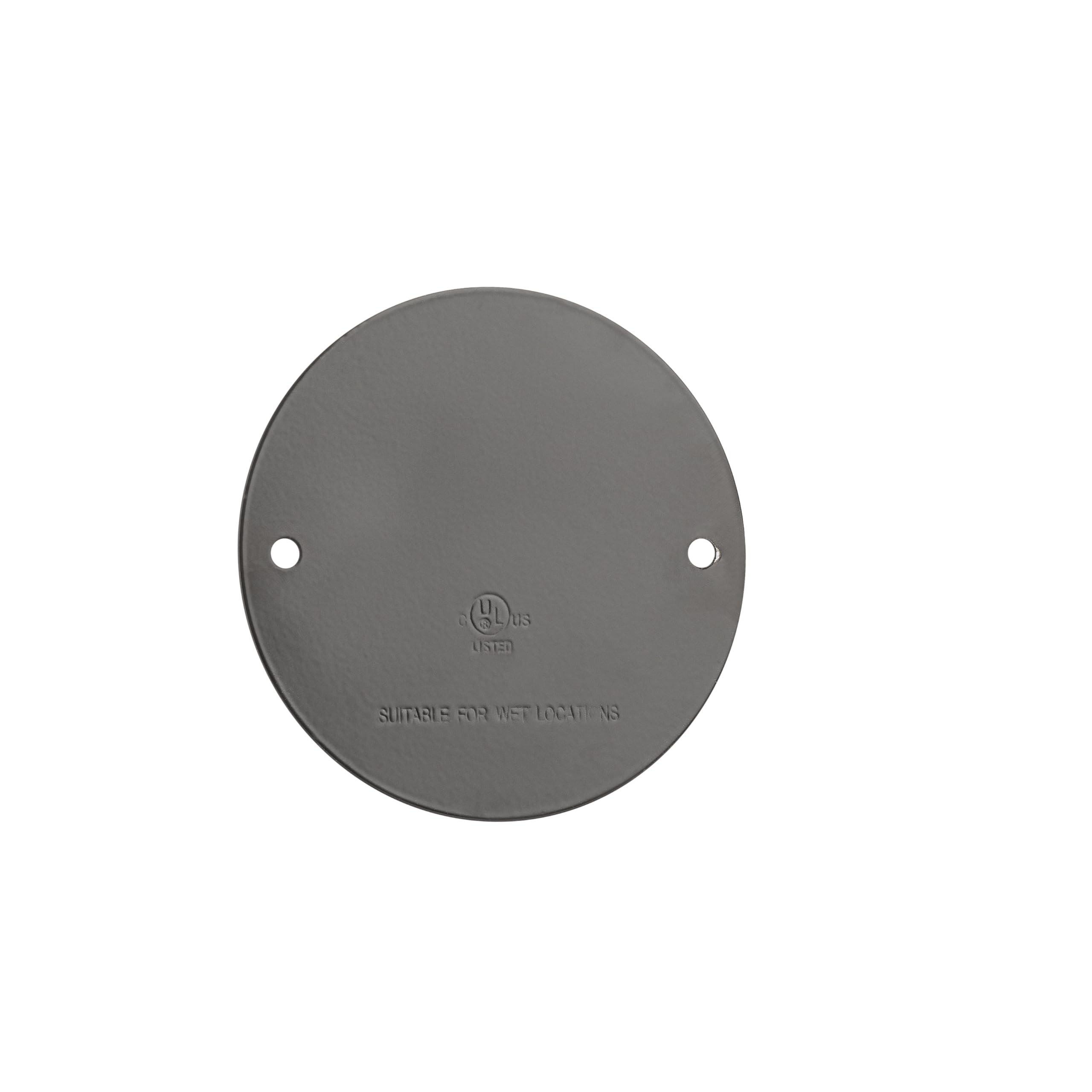 Photo 1 of Sealproof Round Metallic Blank Weatherproof Outlet Cover, UL Listed, Bronze