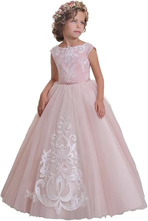 blush flower girl dresses amazon