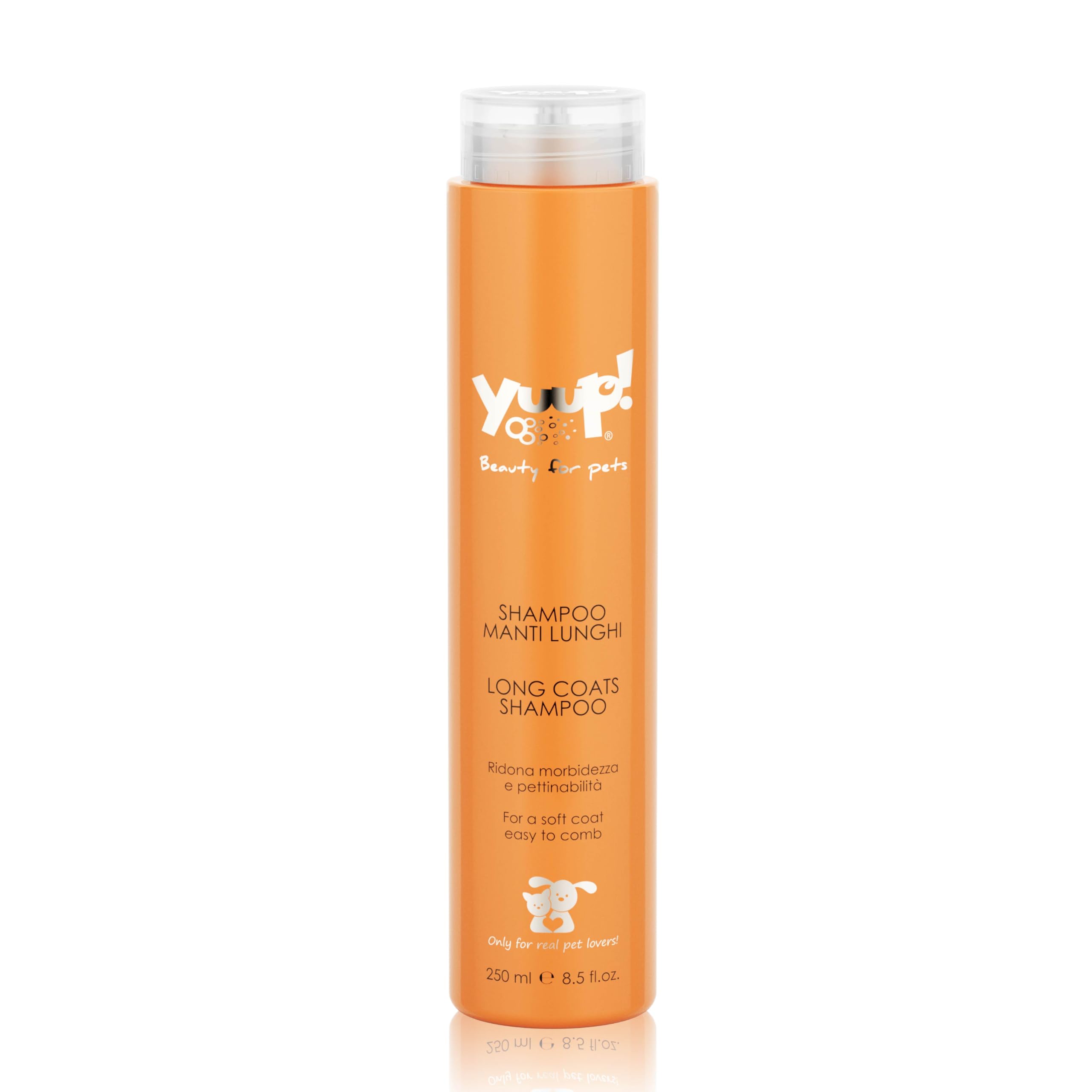 YUUP! - Shampoo for Dogs and Cats Long Manti 250 ml, Specific for Long and Knotted Hairs, Restructures and Strengthens