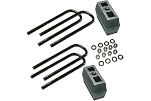 RealTruck SUPERLIFT SUSPENSION 3" Block Kit for Ford F-250 | Rear Lift Blocks, U-Bolts, & Hardware | 9081 | Fits 2011-2016 Ford F-250 Super Duty without Factory Overloads