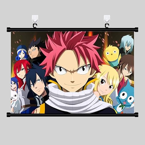Amazon Coskore タペストリー Fairy Tail フェアリーテイル エーテリアス ナツ ドラグニル ハッピー 同人 装飾 壁掛け 部屋飾りポスター 掛ける絵 巻物 軸物 アニメ おしゃれ 萌え 90cmx60cm アニメ 萌えグッズ 通販