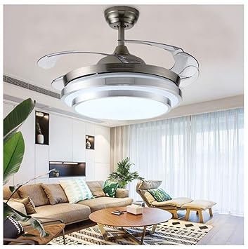 Amazon Com Snooker Invisible Fan Light Led Home Fashion Creative