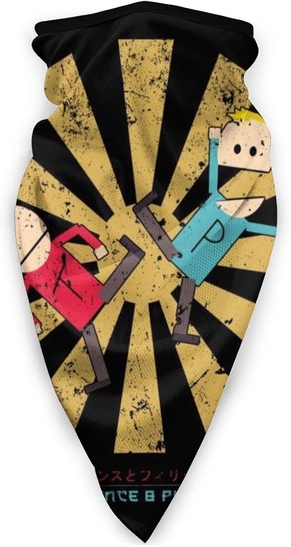 Terrance and Phillip Retro Japanese Face Mask Bandanas for