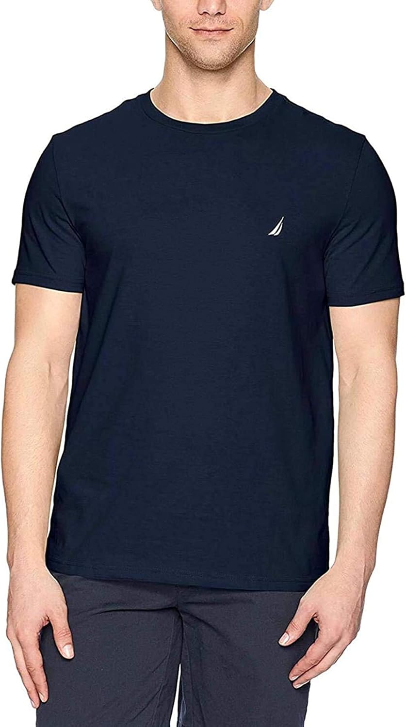 Nautica Men's Short Sleeve Solid Crew Neck T-Shirt | 