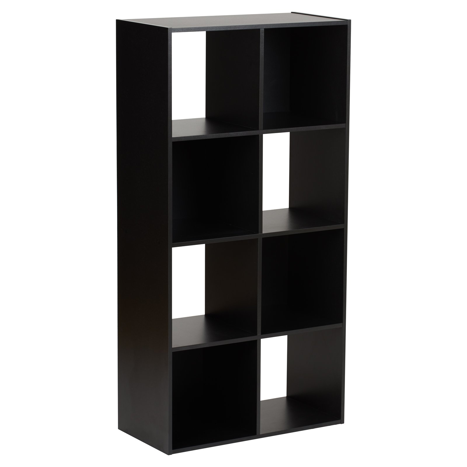 HartleysBlack 4 Tier Storage Unit - 8 Cubes