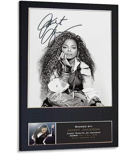 Amazon.com: Pop Icon Janet Jackson Sexy Hip Hop Music Canvas