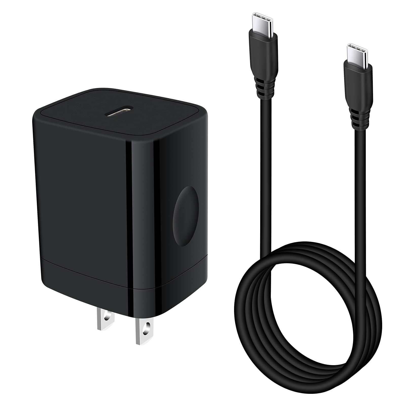 Type C Charger,20W PD USB C Wall Charger Fast Charging Block & 6ft Android Phone Charger Cable Compatible iPhone 16 15 Pro Max Samsung Galaxy A15 A14 5G,A24,A54,A13,S22,S21 FE,A53,Z Flip3,Z Fold,Note
