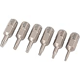 Wiha 71570 6 Piece Torx Insert Bit Set - T5 - T10 x 25mm
