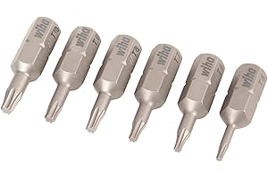 Wiha 71570 6 Piece Torx Insert Bit Set - T5 - T10 x 25mm
