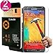 Note 3 Screen Protector,Galaxy Note 3 Screen Protector,Linycase [2-Pack][Ultra Clear][9H Hardness][Anti-Scratch] Tempered Glass Screen Protector Samsung Galaxy Note 3 N9000