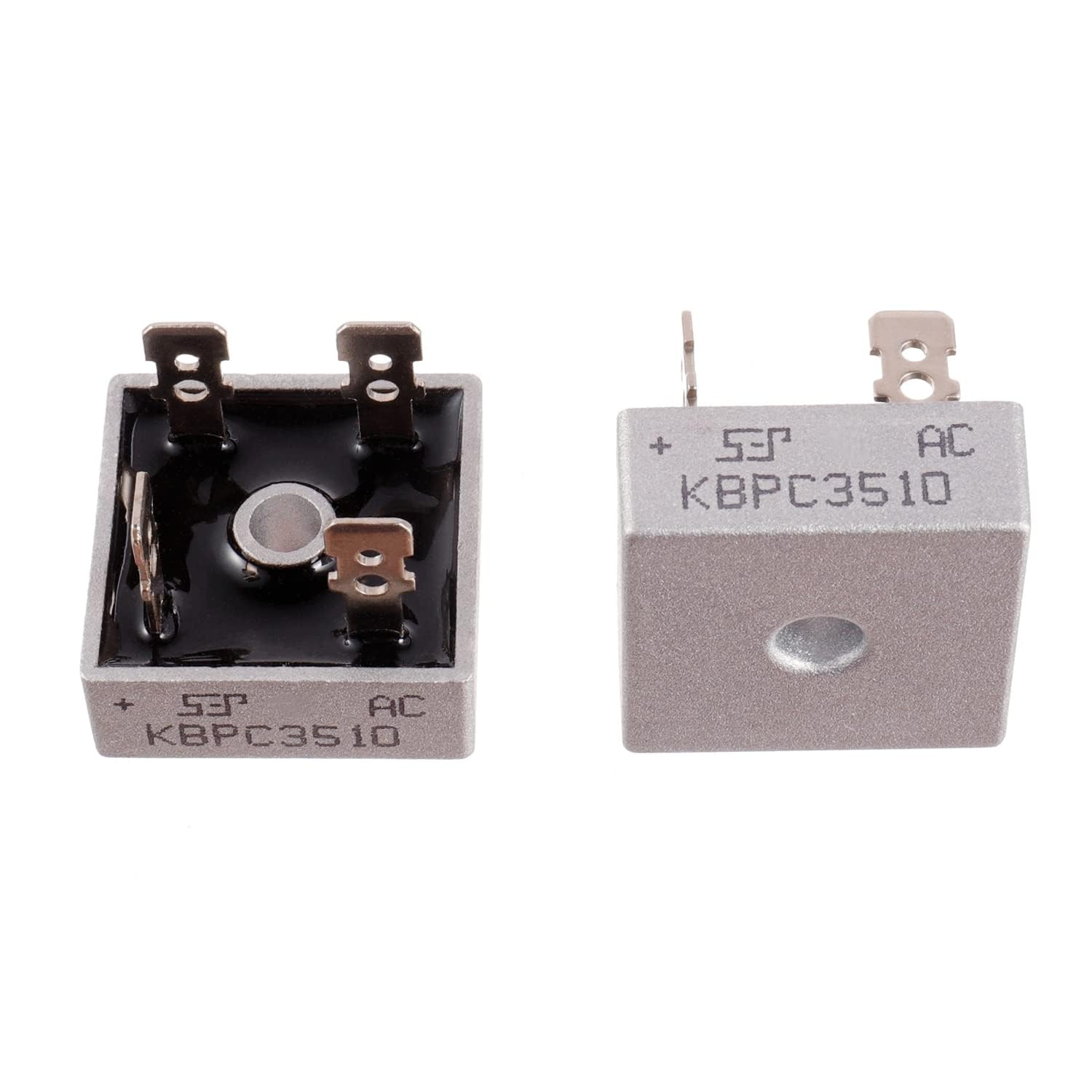 BOJACK KBPC3510 35A 1000V Bridge Rectifier Diodes Axial KBPC3510 35 Amp 1000 Volt Full Wave Electronic Silicon Diodes(Pack of 2 Pcs)