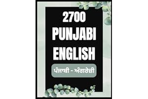 2700 Punjabi to English Speaking Book | Punjabi to English Learning Book